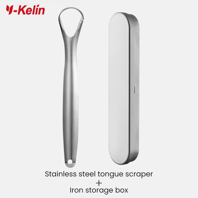Y-Kelin Stainless Steel Tongue Scraper Oral Cleaner Brush Fresh Breath Cleaning Coated Toothbrush Hygiene Care Tools
Y-Kelin Stainless Steel Tongue Scraper Oral Cleaner Brush Fresh Breath Cleaning Coated Toothbrush Hygiene Care Tools
