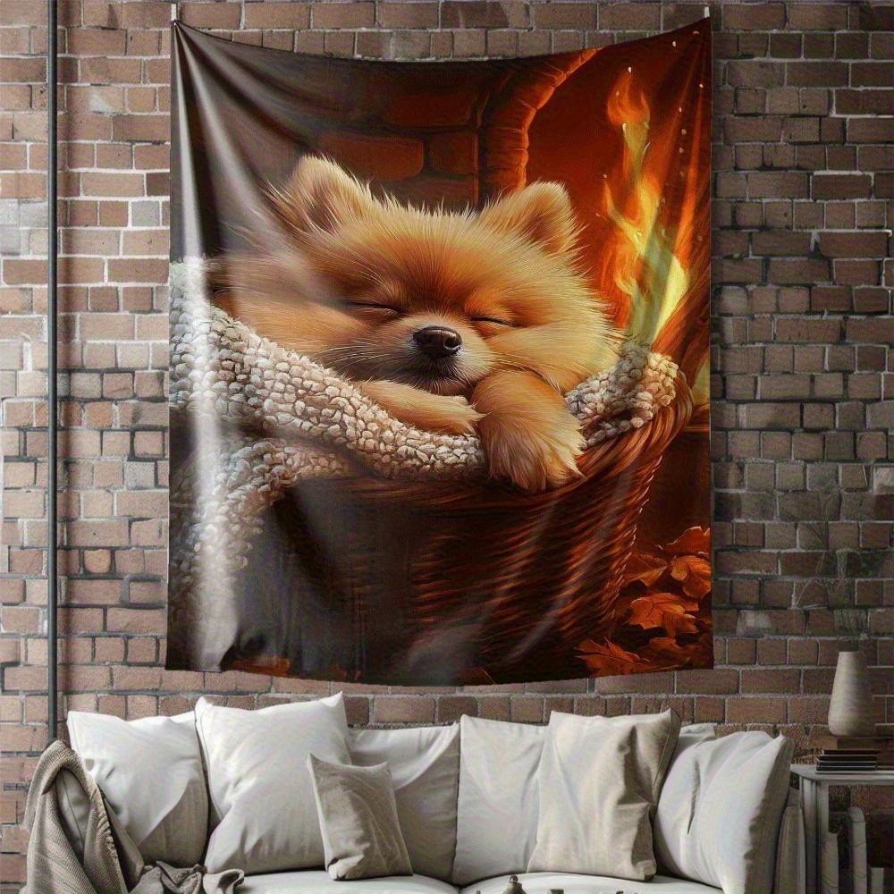 Lazy Sleeping Dog Digital printing polyester wall tapestry suitable for use in living rooms bedrooms offices bars and party 74x94cm(29x37in)
Lazy Sleeping Dog Digital printing polyester wall tapestry suitable for use in living rooms bedrooms offices bars and party 74x94cm(29x37in)