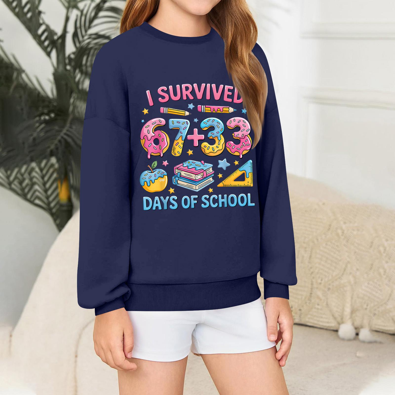 Children s Long-sleeved Loose-fitting Pullover Top With Letter Print 130 тёмно-синий
Children s Long-sleeved Loose-fitting Pullover Top With Letter Print 130 тёмно-синий