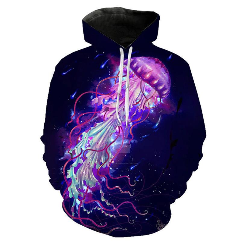 3D Animal Jelly Fish Printed Hoodies For Men Medusozoa Graphic Hooded Sweatshirts Children Fashion Cool Pullovers Vintage Tops S
3D Animal Jelly Fish Printed Hoodies For Men Medusozoa Graphic Hooded Sweatshirts Children Fashion Cool Pullovers Vintage Tops S