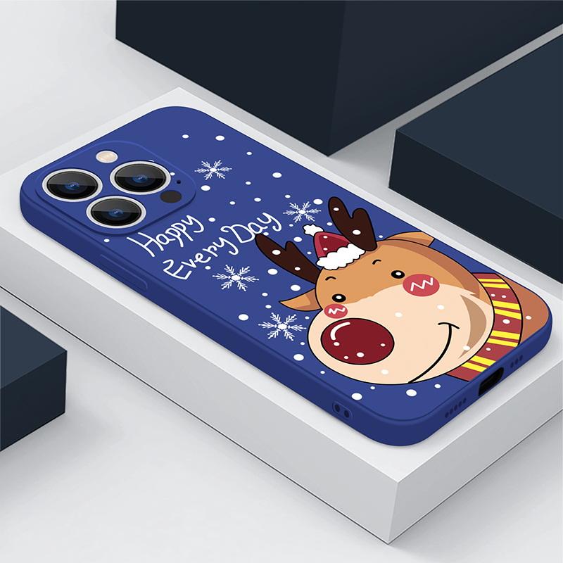 Мягкий силиконовый чехол для телефона Santa Claus Elk для iPhone 16 15 Pro Max 14 Pro 13 12 11, противоударный чехол из ТПУ с рождественской тематикой и веревкой iPhone 15 синий
Мягкий силиконовый чехол для телефона Santa Claus Elk для iPhone 16 15 Pro Max 14 Pro 13 12 11, противоударный чехол из ТПУ с рождественской тематикой и веревкой iPhone 15 синий