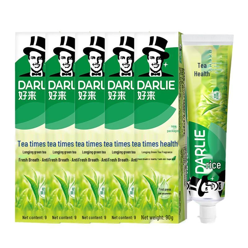 Darlie Tea-Care Longjing Green Tea Toothpaste
Darlie Tea-Care Longjing Green Tea Toothpaste