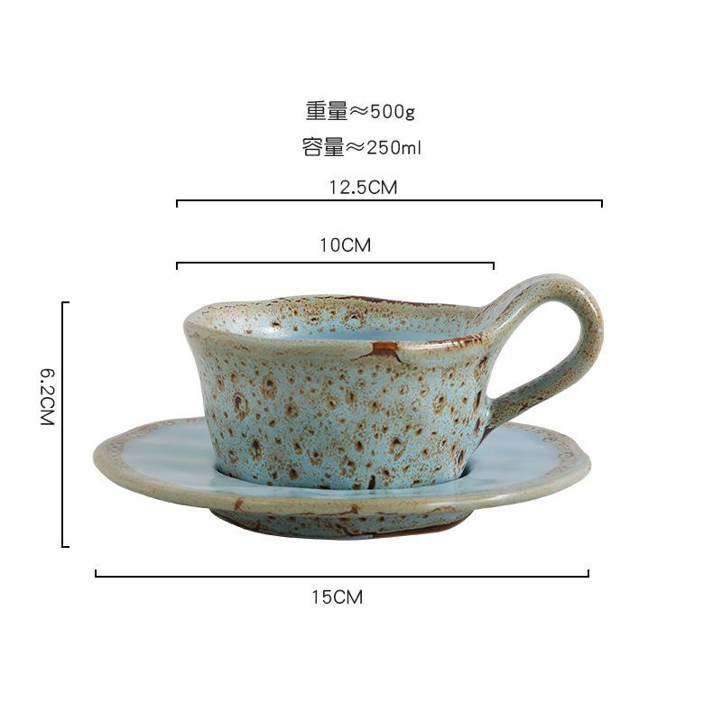 Kiln Transmutation Ceramic Mug Coffee Cup with Disc Water Cups Milk Mug Breakfast Cup Dessert Plate Milk Tea Cups Juice Mugs 201-300ml синій
Kiln Transmutation Ceramic Mug Coffee Cup with Disc Water Cups Milk Mug Breakfast Cup Dessert Plate Milk Tea Cups Juice Mugs 201-300ml синій