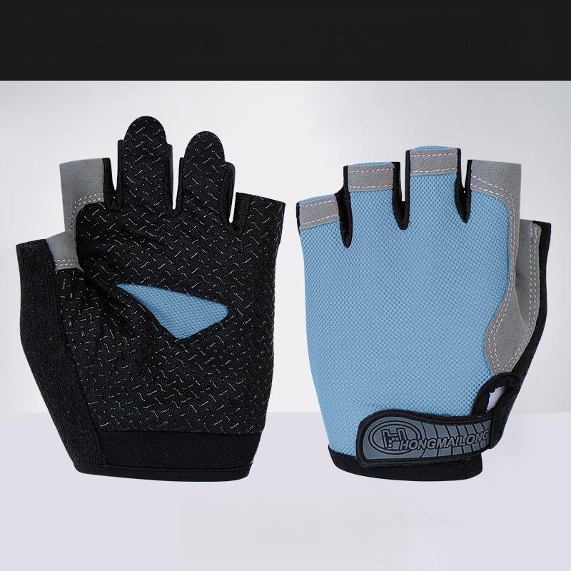Bicycle riding gloves, four season universal five finger gloves, half section magic tape ice silk yoga gloves, sweat absorbing XL powder синього кольору
Bicycle riding gloves, four season universal five finger gloves, half section magic tape ice silk yoga gloves, sweat absorbing XL powder синього кольору