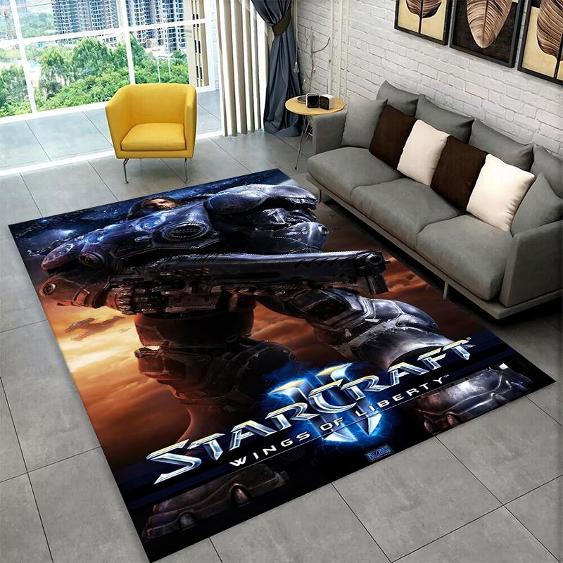 retro StarCraft Game Gamer cartoon Carpet Rug for Bedroom Living Room Sofa Playroom Doormat Home Decor,Kid Area Rug Non-slip 40x60cm
retro StarCraft Game Gamer cartoon Carpet Rug for Bedroom Living Room Sofa Playroom Doormat Home Decor,Kid Area Rug Non-slip 40x60cm