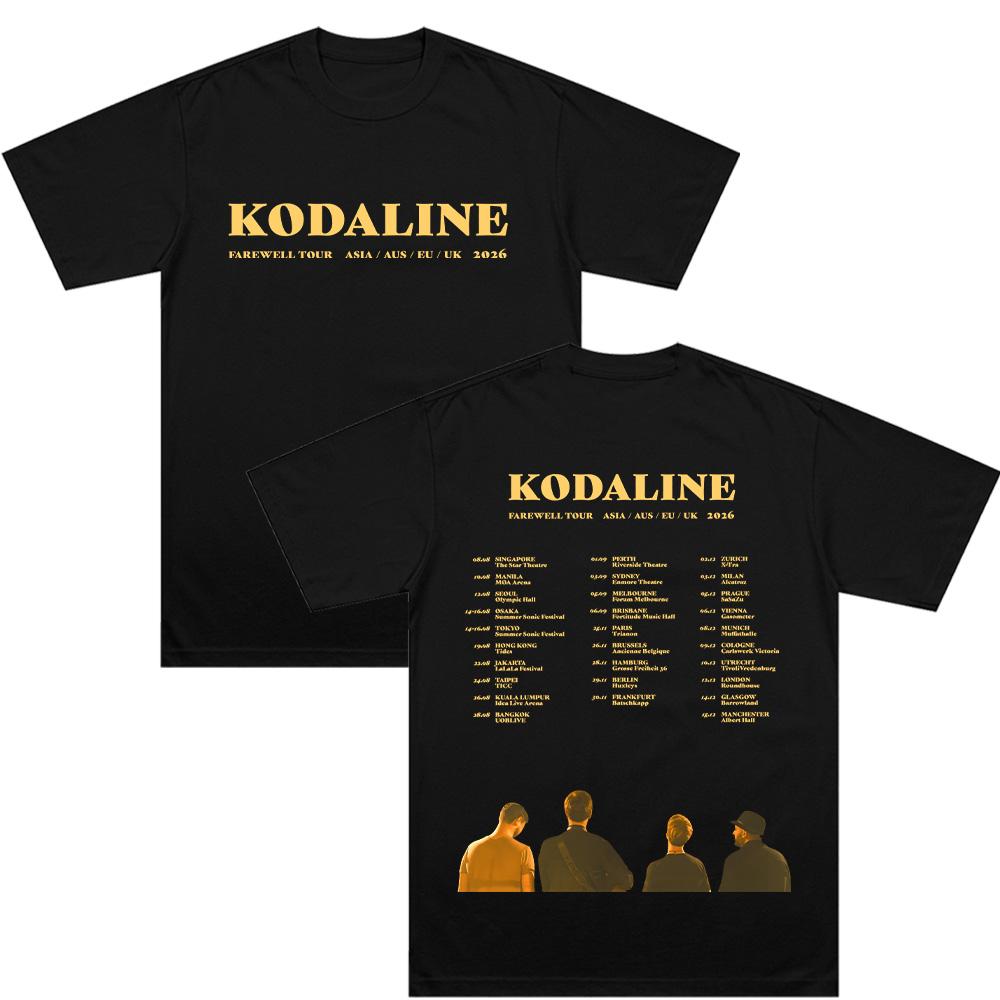 Kodaline Band Farewell Tour 2026 T-shirts Summer Fashion Pure Cotton Tees Women Men Comfortable Breathable Clothing Short Sleeve Tops XS чёрный
Kodaline Band Farewell Tour 2026 T-shirts Summer Fashion Pure Cotton Tees Women Men Comfortable Breathable Clothing Short Sleeve Tops XS чёрный