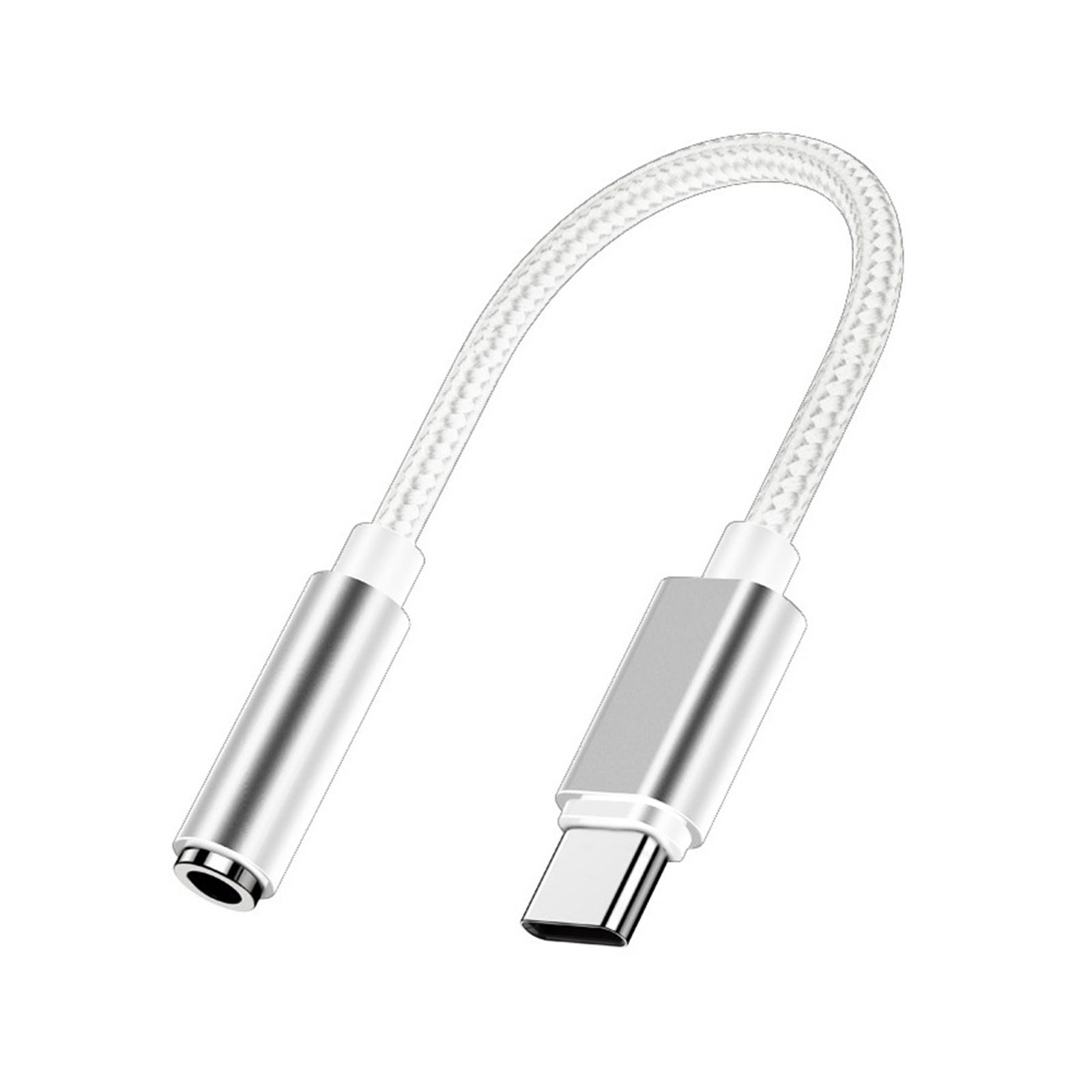 Type C to 3.5mm Auditory Adapter Digital Decoding Soft Braided Cable for Seamlessly Sound Transmission срібний
Type C to 3.5mm Auditory Adapter Digital Decoding Soft Braided Cable for Seamlessly Sound Transmission срібний