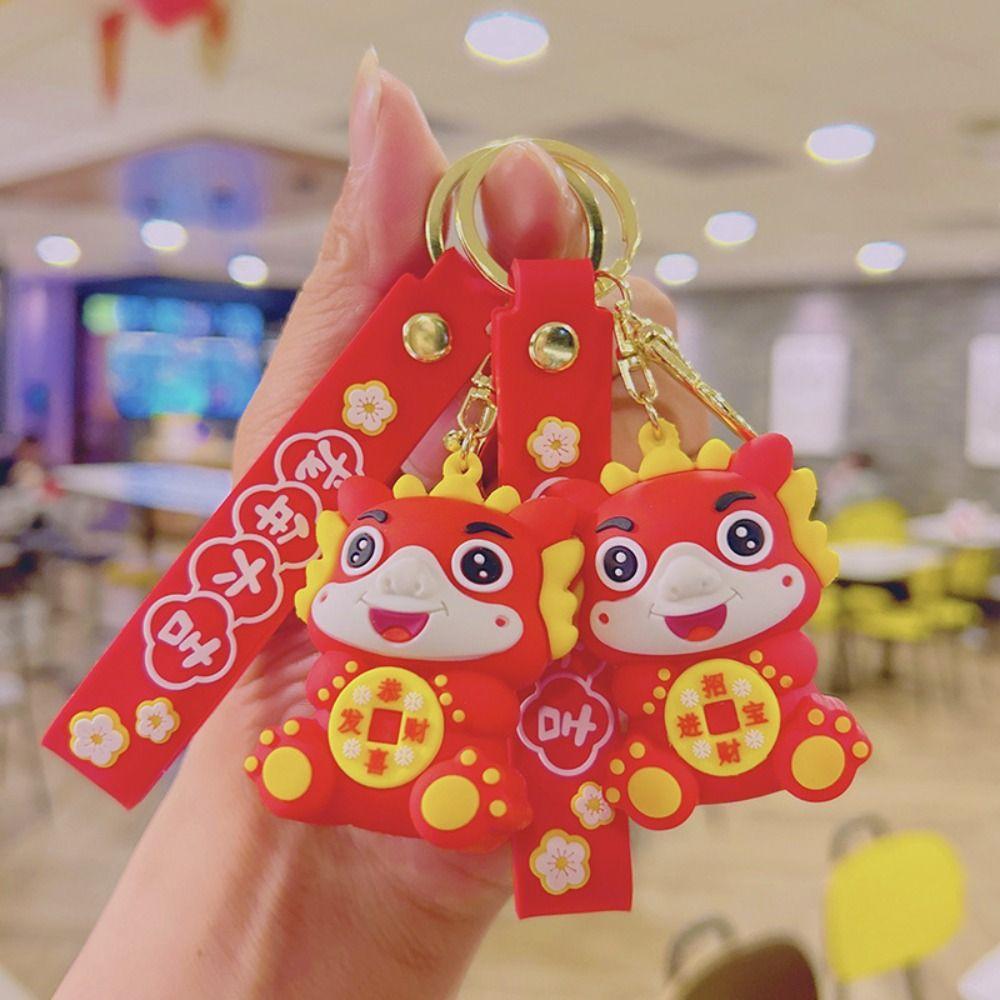 Simple Dragon Year Keychain Cartoon Hanging Ornament Portable Mascot Pendant Kids 04
Simple Dragon Year Keychain Cartoon Hanging Ornament Portable Mascot Pendant Kids 04