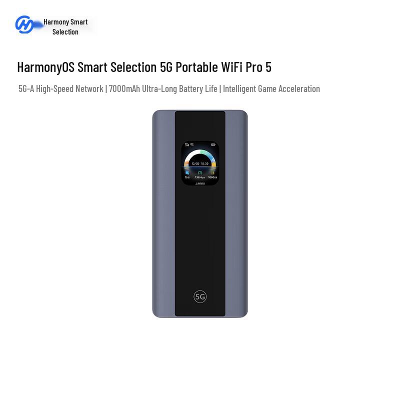 Huawei HarmonyOS 5G Мобільний WiFi Pro5
Huawei HarmonyOS 5G Мобільний WiFi Pro5