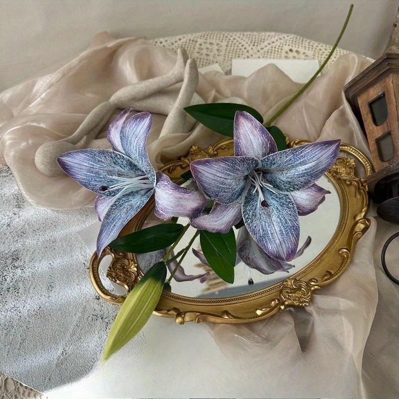 1 шт. Имитация осеннего цвета 2 головки Ретро букет лилий масляной живописи для украшения открытого двора, патио, сада, газона, свадебный ручной букет, день рождения
1 шт. Имитация осеннего цвета 2 головки Ретро букет лилий масляной живописи для украшения открытого двора, патио, сада, газона, свадебный ручной букет, день рождения