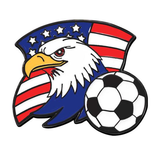 Football Badge USA Flag Pattern Zinc Alloy Brooch Multiple Styles Enamel Craftsmanship Brooch Pin Jewelry Accessories B
Football Badge USA Flag Pattern Zinc Alloy Brooch Multiple Styles Enamel Craftsmanship Brooch Pin Jewelry Accessories B