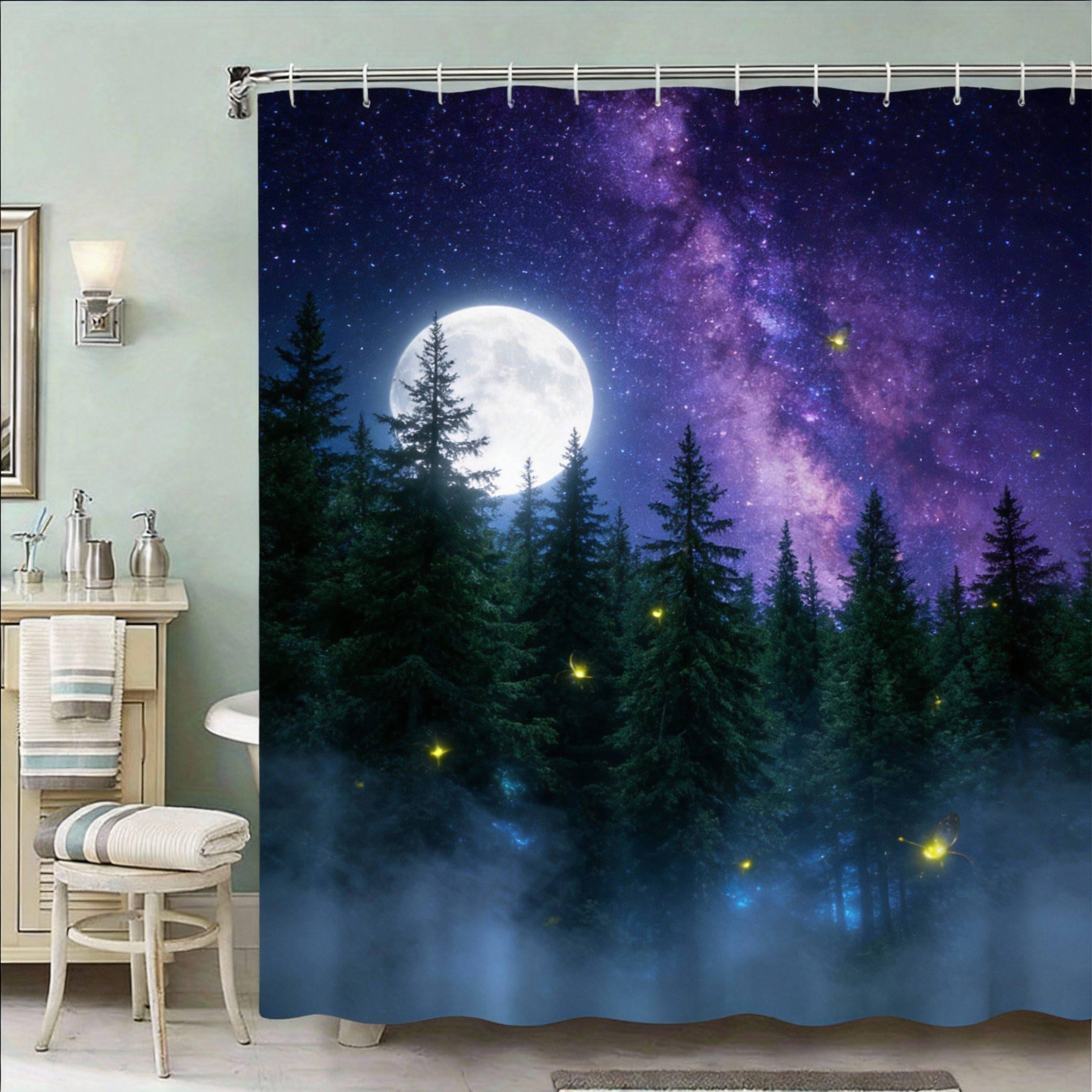 Mountain Forest Shower Curtain 180X180Cm – Ethereal Misty Pines & Snow Caps, Minimalist Nature Bathroom Decor, 12 Hooks W60H190(CM)-1 Pcs
Mountain Forest Shower Curtain 180X180Cm – Ethereal Misty Pines & Snow Caps, Minimalist Nature Bathroom Decor, 12 Hooks W60H190(CM)-1 Pcs