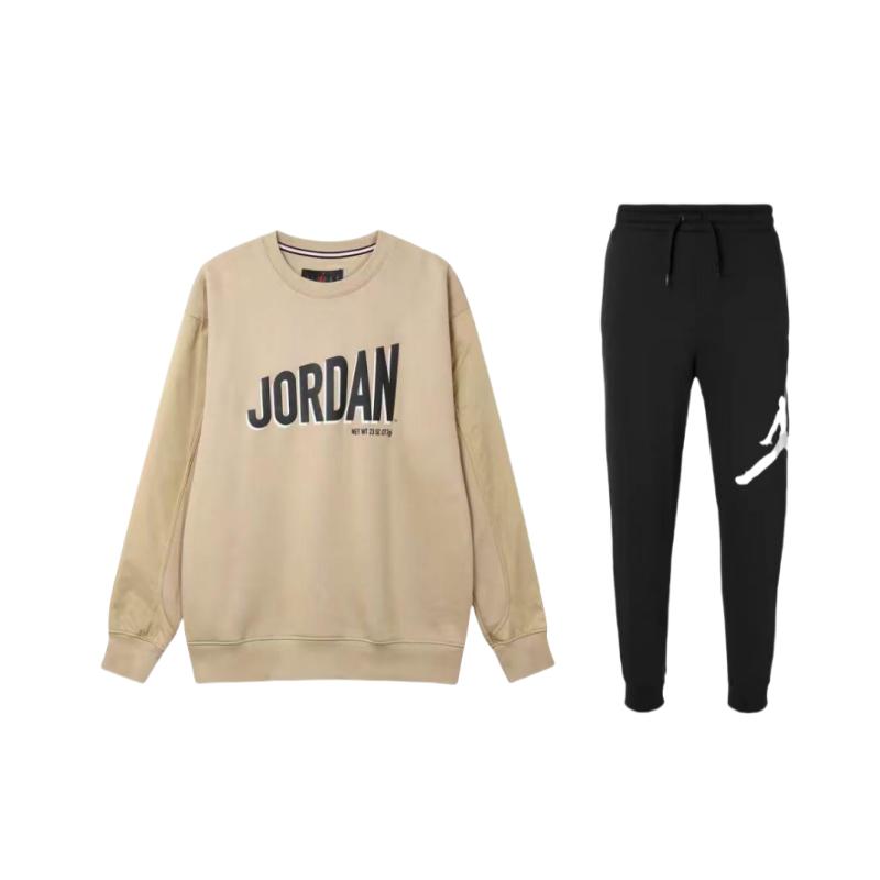 Jordan Letter Logo Print Fleece Crew Neck Long Sleeve Cuffed Knit Sweatpants Casual Sports Set Unisex sets DV75+DA6804-010 S
Jordan Letter Logo Print Fleece Crew Neck Long Sleeve Cuffed Knit Sweatpants Casual Sports Set Unisex sets DV75+DA6804-010 S