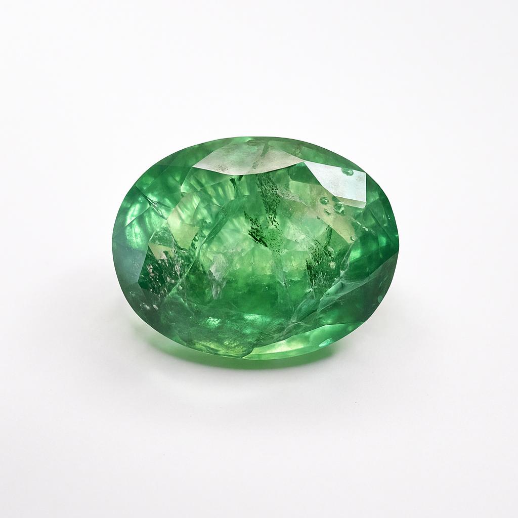 Natural Green Colombian Emerald Oval Cut 13x10mm Certified Loose Gemstone 13.8 mm approx зелений
Natural Green Colombian Emerald Oval Cut 13x10mm Certified Loose Gemstone 13.8 mm approx зелений