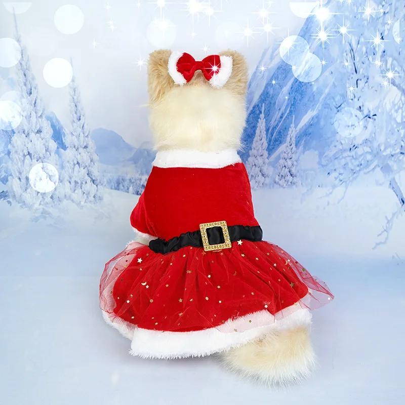 Christmas Pet Dress for Small Middle Dogs Kitten Skirt Puppy Fleece dress Xmas Clothes Chihuahua Poodle French Bulldog Outfits S червоний
Christmas Pet Dress for Small Middle Dogs Kitten Skirt Puppy Fleece dress Xmas Clothes Chihuahua Poodle French Bulldog Outfits S червоний