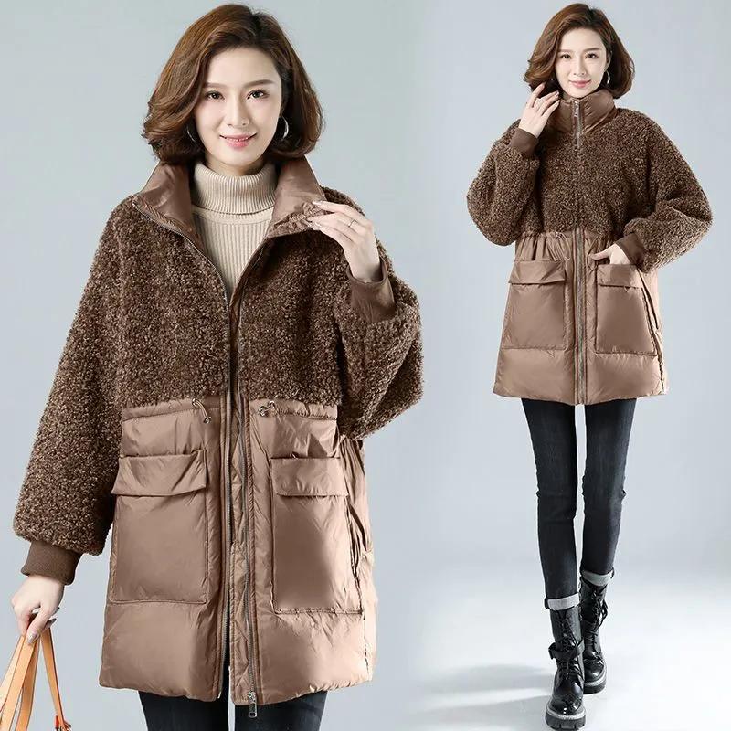 Женская осенне-зимняя свободная теплая куртка средней длины с длинными рукавами и капюшоном, куртка с характером 4XL
Женская осенне-зимняя свободная теплая куртка средней длины с длинными рукавами и капюшоном, куртка с характером 4XL