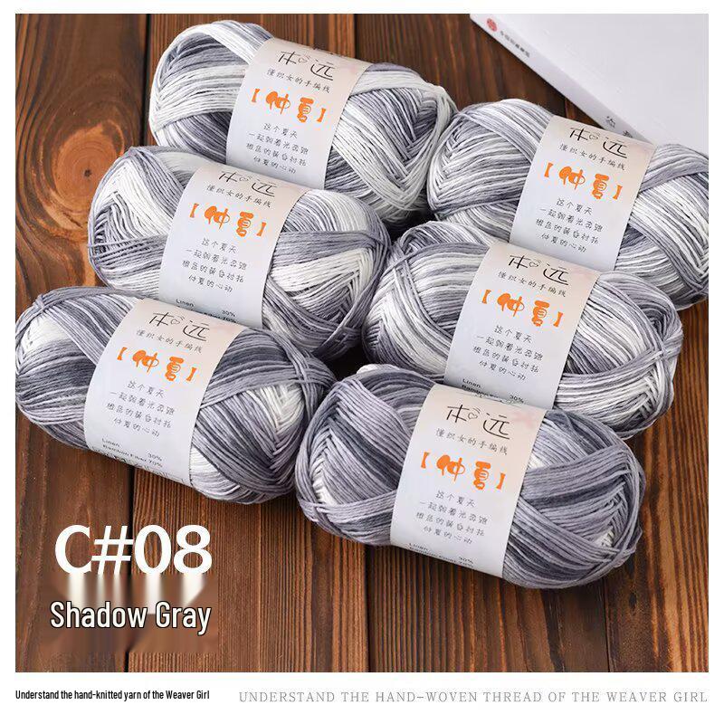 Dyed Lace Lyocell Linen Yarn for DIY Knitting & Crochet: Short Sleeve Sweater & Shawl
Dyed Lace Lyocell Linen Yarn for DIY Knitting & Crochet: Short Sleeve Sweater & Shawl