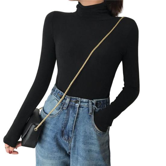 Lady Base Top High Collar Slim Fit Pullover Keep Warm Polyester Thin Autumn Base Winter Top for Women M чорний
Lady Base Top High Collar Slim Fit Pullover Keep Warm Polyester Thin Autumn Base Winter Top for Women M чорний