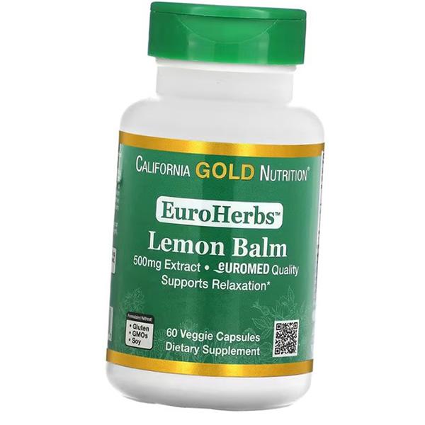 Экстракт Мелиссы Лекарственной, EuroHerbs Lemon Balm Extract, California Gold Nutrition (71427003) 60vcaps
Экстракт Мелиссы Лекарственной, EuroHerbs Lemon Balm Extract, California Gold Nutrition (71427003) 60vcaps