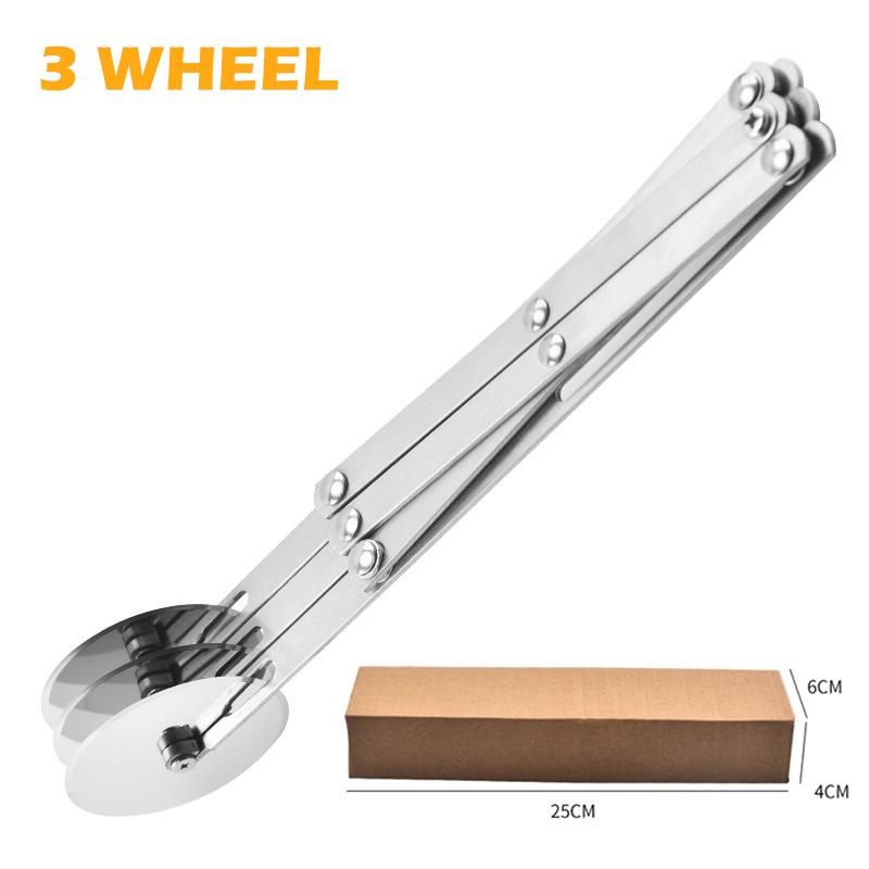 3/5/7 Wheel Cutter Dough Divider Knife Flexible Stainless Steel Roller Blade Pizza Pastry Peeler Stainless Steel Baking Pan Tool
3/5/7 Wheel Cutter Dough Divider Knife Flexible Stainless Steel Roller Blade Pizza Pastry Peeler Stainless Steel Baking Pan Tool