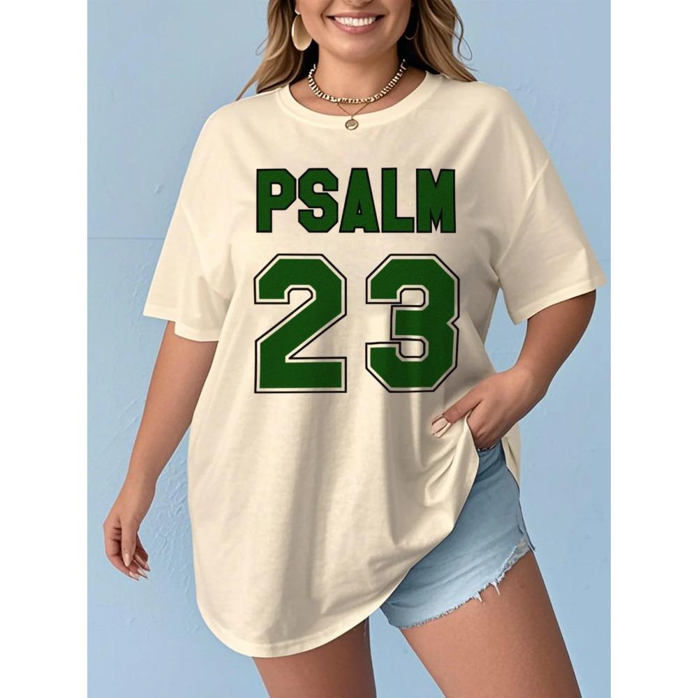 Psalm 23 Jersey Premium Summer Casual Short Sleeve Round Neck with Bold Green Lettering Women Clothes Tee Top Aesthetic Clothes XS
Psalm 23 Jersey Premium Summer Casual Short Sleeve Round Neck with Bold Green Lettering Women Clothes Tee Top Aesthetic Clothes XS
