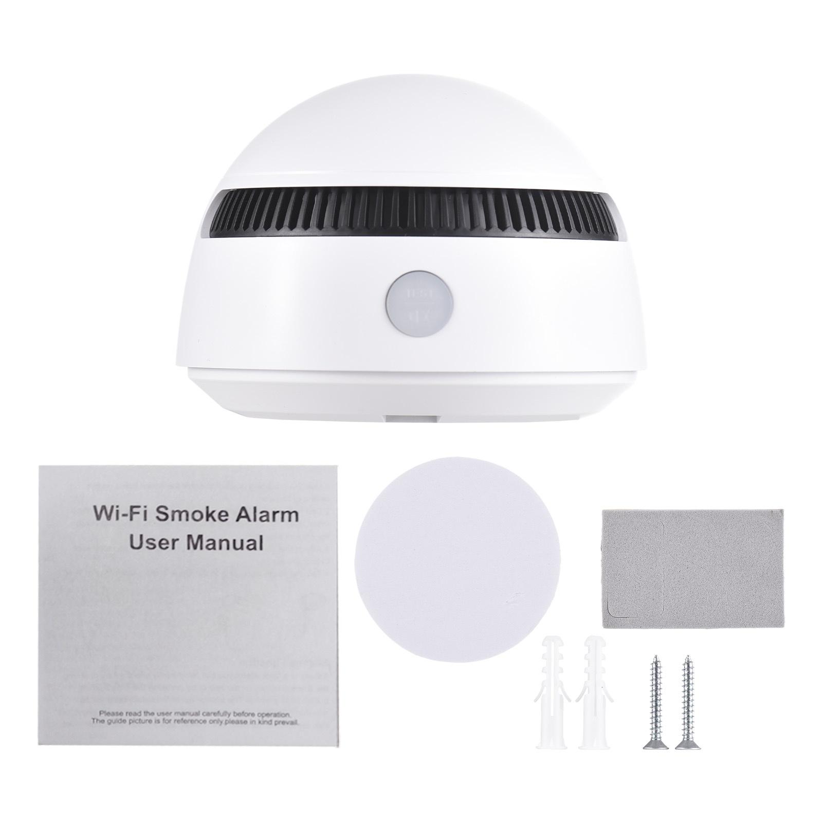 2.4G WiFi Smart Smoke Detector Sound Light Alarm Low Battery Warning Smoke Alarm Detector for Home Office Garage Hotel Apartment белый
2.4G WiFi Smart Smoke Detector Sound Light Alarm Low Battery Warning Smoke Alarm Detector for Home Office Garage Hotel Apartment белый