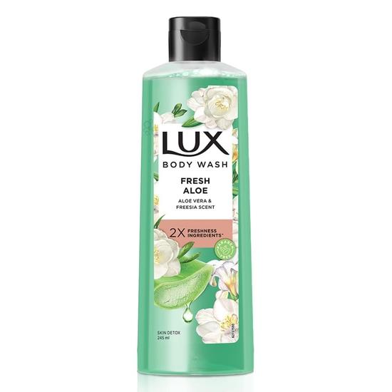 Гель для душа Lux, с ароматом фрезии и алоэ вера, очищающее средство для кожи со стойким ароматом, без парабенов, 245 мл
Гель для душа Lux, с ароматом фрезии и алоэ вера, очищающее средство для кожи со стойким ароматом, без парабенов, 245 мл