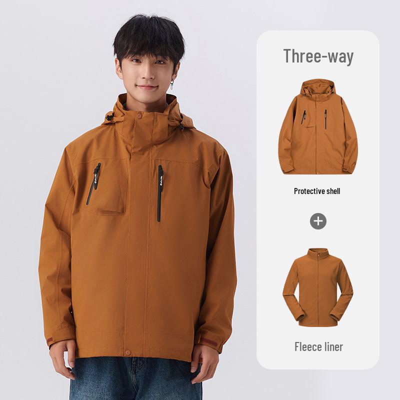 YX-2025 Autumn/Winter Color Block Shell Jacket Set with Fleece Liner for Couples. XL
YX-2025 Autumn/Winter Color Block Shell Jacket Set with Fleece Liner for Couples. XL