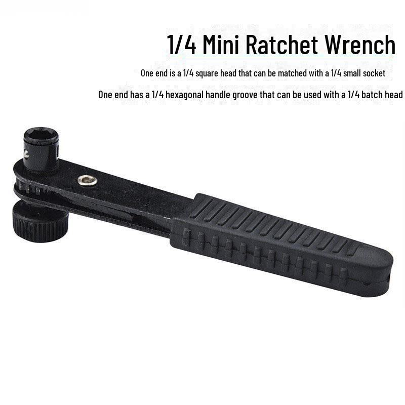 Компактный набор из отверток с храповым механизмом и торцевых ключей с двумя головками под прямым углом
Компактный набор из отверток с храповым механизмом и торцевых ключей с двумя головками под прямым углом