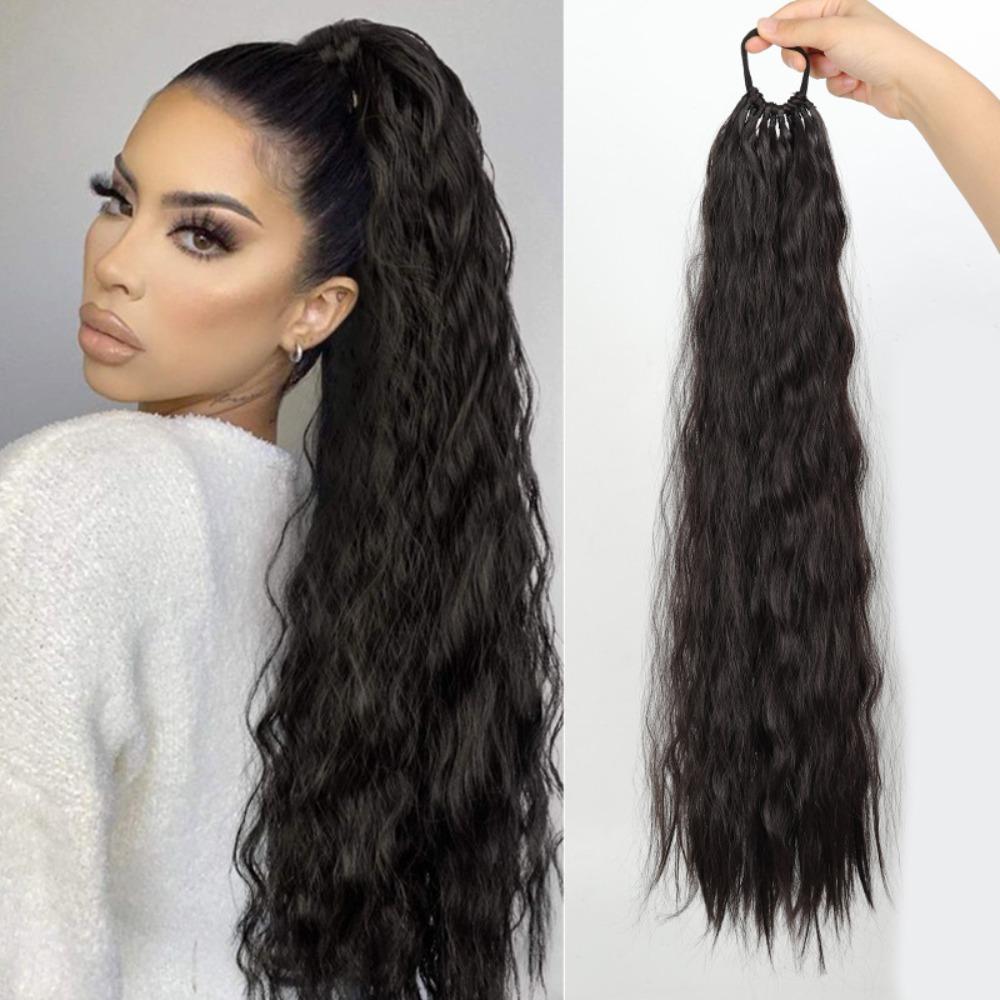 Rubber Band Water Ripple Ponytail Corn Perm Pony Tail Hairpiece Daily 4
Rubber Band Water Ripple Ponytail Corn Perm Pony Tail Hairpiece Daily 4