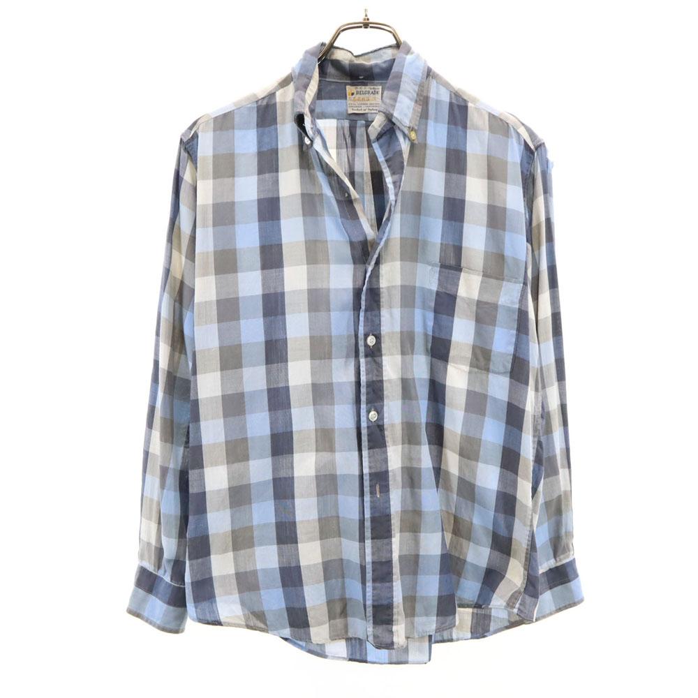 БЕЛГРАД 60-е винтажная рубашка в клетку с длинным рукавом на пуговицах S синяя мужская б/у
БЕЛГРАД 60-е винтажная рубашка в клетку с длинным рукавом на пуговицах S синяя мужская б/у