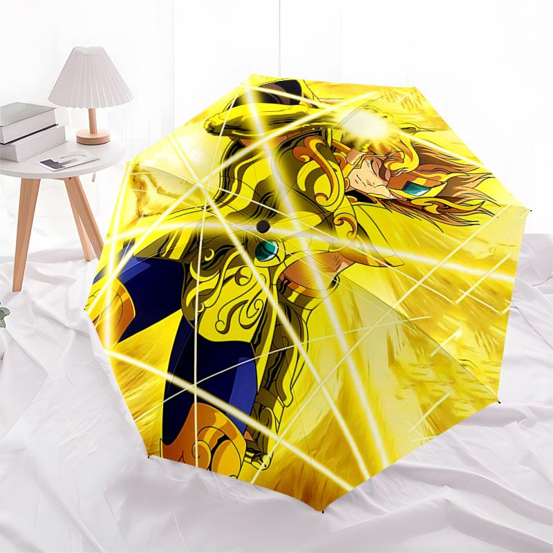 1pc Golden Saint Seiya Auto-Open Umbrella with Foldable Design, 8-Bone Iron Frame, Outdoor, Festival Gift for Fans, Travelers, Daily Use.T105
1pc Golden Saint Seiya Auto-Open Umbrella with Foldable Design, 8-Bone Iron Frame, Outdoor, Festival Gift for Fans, Travelers, Daily Use.T105