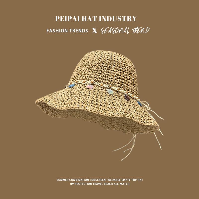 Straw hat women s summer outdoor travel beach sun hat sweet sun hat M(56-58cm)
Straw hat women s summer outdoor travel beach sun hat sweet sun hat M(56-58cm)