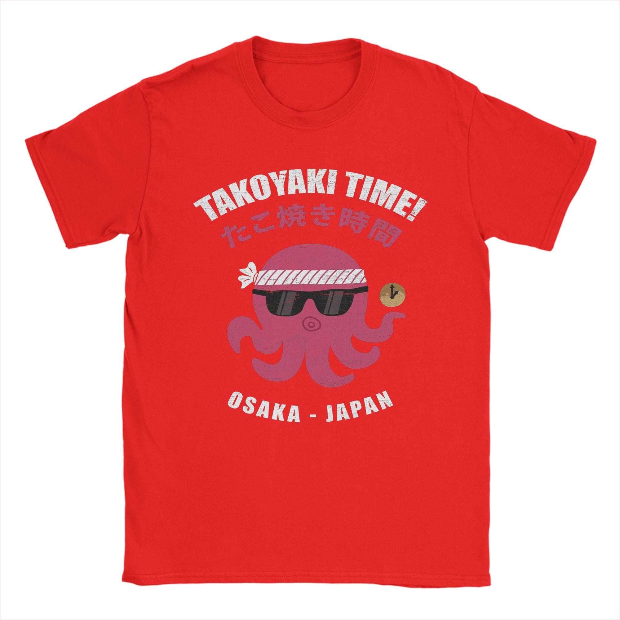 Funny Takoyaki Time Japanese Food TShirt for Men Round Collar Cotton T Shirts Osaka Dotonbori Drunken Octopus Tee Shirt Gift M
Funny Takoyaki Time Japanese Food TShirt for Men Round Collar Cotton T Shirts Osaka Dotonbori Drunken Octopus Tee Shirt Gift M
