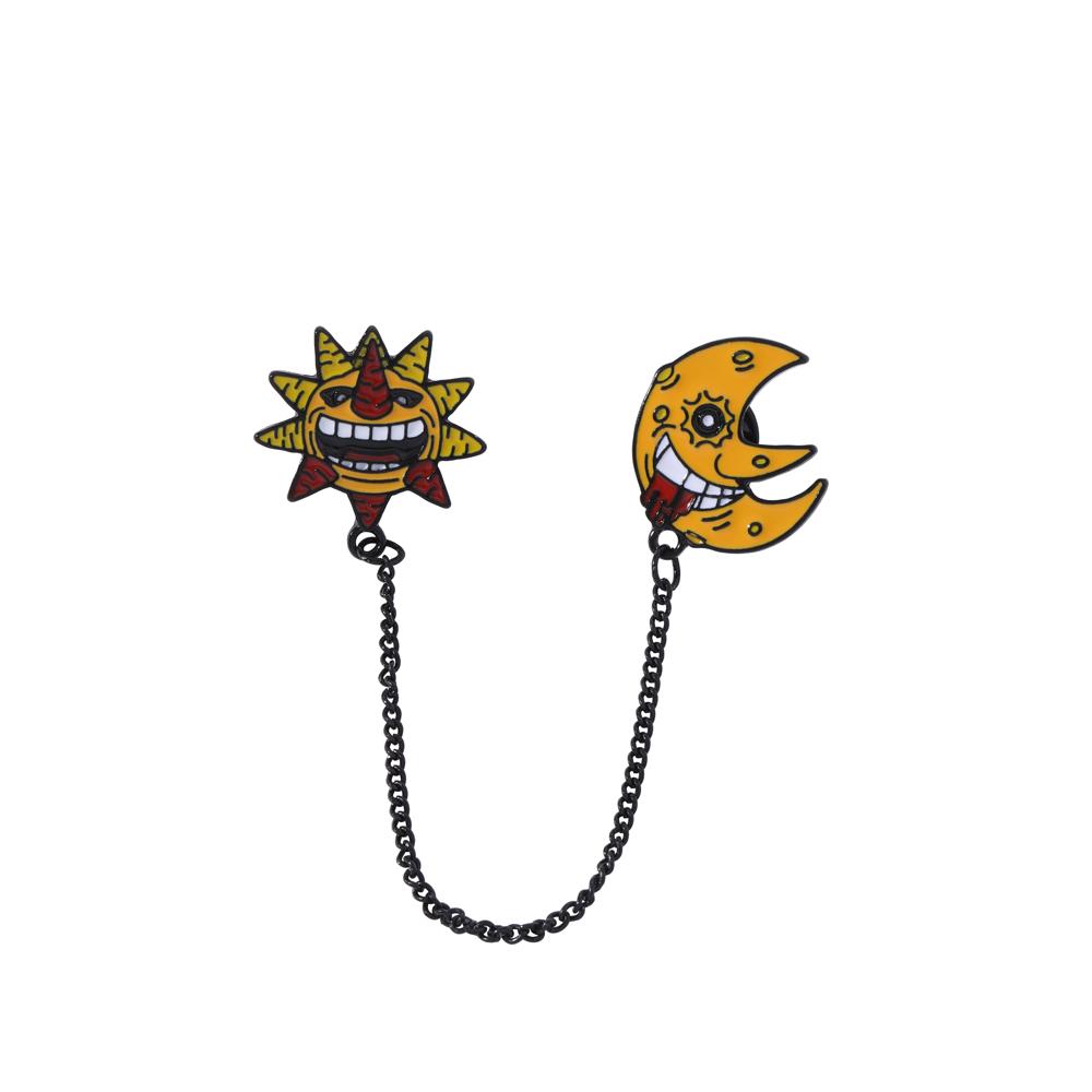 Soul Eater Manga Enamel Pins Set Anime Cosplay Evil Sun And Moon With Black Chains Brooch Badges Lapel Pins For Backpack
Soul Eater Manga Enamel Pins Set Anime Cosplay Evil Sun And Moon With Black Chains Brooch Badges Lapel Pins For Backpack