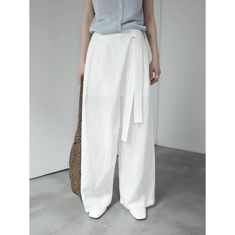MMC Women s Wide Leg Linen Pants - Spring/Summer Casual with Tie-Up and Drape Design Large
MMC Women s Wide Leg Linen Pants - Spring/Summer Casual with Tie-Up and Drape Design Large