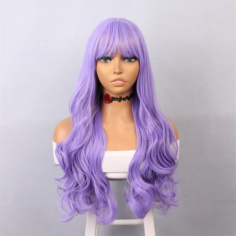 Synthetic Hair Purple Ombre Wig Long Body Wave Wig Natural Water Wave Hairstyle Sexy Female Wig for Women Cosplay 25 inches
Synthetic Hair Purple Ombre Wig Long Body Wave Wig Natural Water Wave Hairstyle Sexy Female Wig for Women Cosplay 25 inches