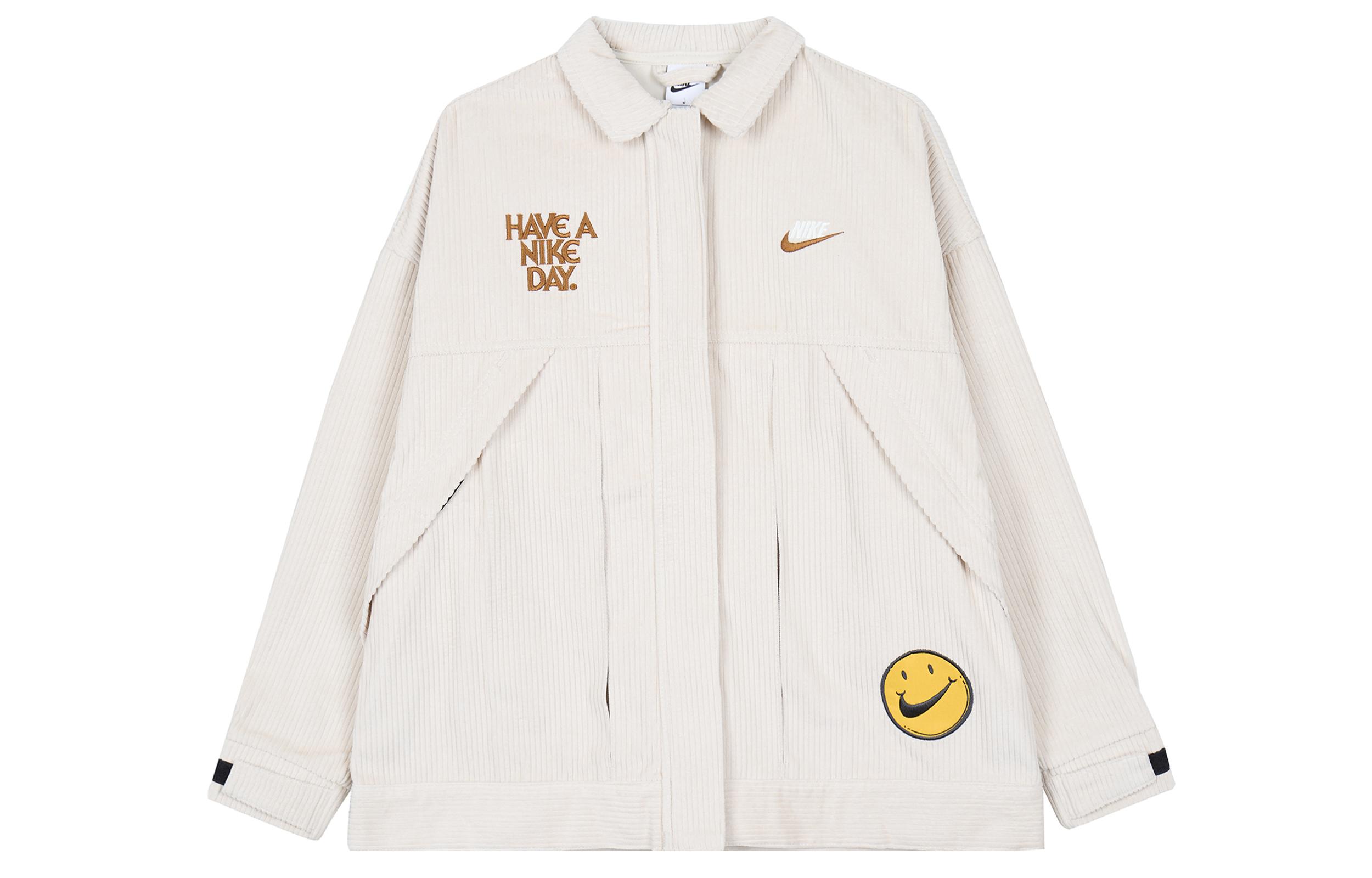 Nike Women s Smiley Corduroy Collared Sport Jacket Pink HF0355-104 M
Nike Women s Smiley Corduroy Collared Sport Jacket Pink HF0355-104 M