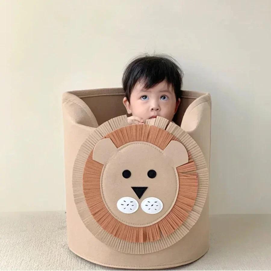 Cartoon Animal Felt Storage Basket Kids Toys Organizer Bucket Home Large Capacity Storage Bucket Newborn Photography Accessories
Cartoon Animal Felt Storage Basket Kids Toys Organizer Bucket Home Large Capacity Storage Bucket Newborn Photography Accessories