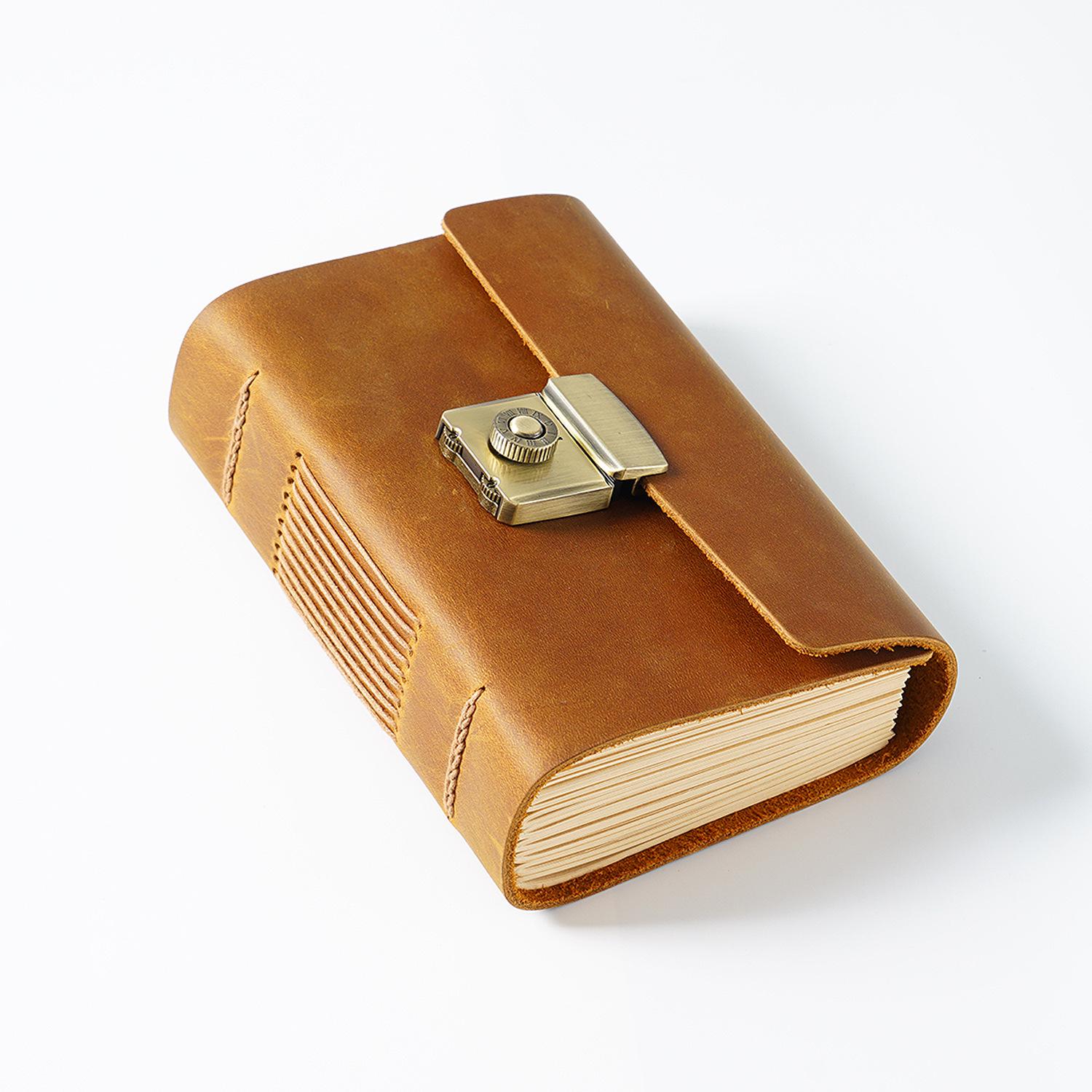 Leather Retro Diary with Password Lock - Handmade Cowhide Notebook for Men and Women, Ideal Stationery Gift Password Lock Sketchbook
Leather Retro Diary with Password Lock - Handmade Cowhide Notebook for Men and Women, Ideal Stationery Gift Password Lock Sketchbook