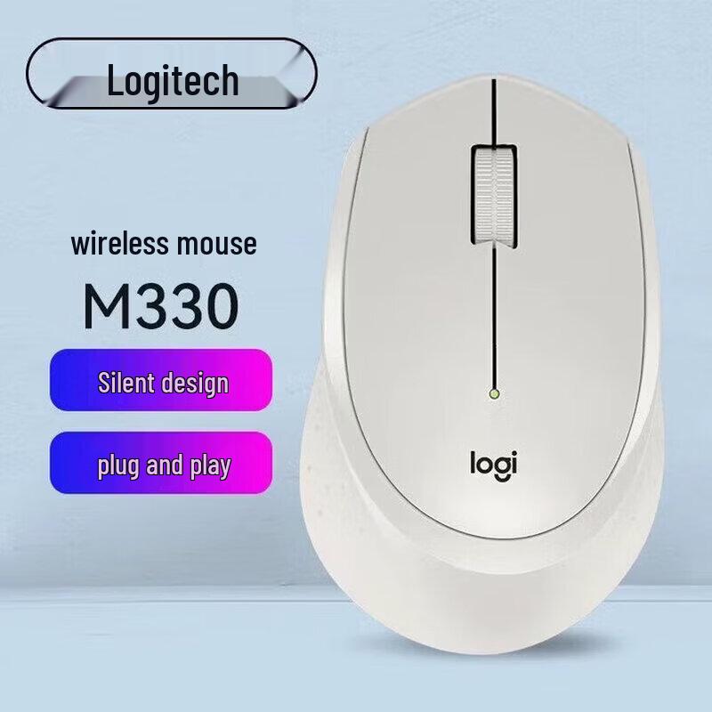 Logitech M330 Wireless Silent Mouse
Logitech M330 Wireless Silent Mouse