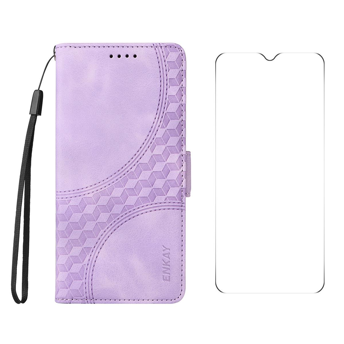 For Honor X6b 4G Wallet Case ENKAY Imprint PU Leather Phone Stand Cover with Tempered Glass D
For Honor X6b 4G Wallet Case ENKAY Imprint PU Leather Phone Stand Cover with Tempered Glass D