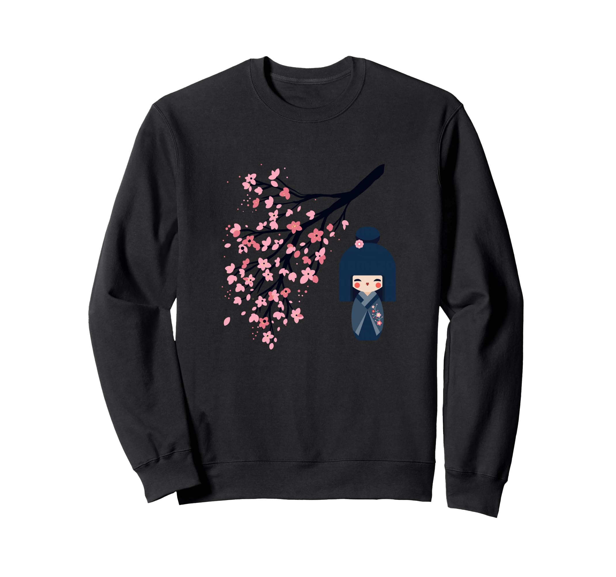 Usasaburo Kokeshi Doll and Japanese Cherry Blossoms Sweatshirt чёрный
Usasaburo Kokeshi Doll and Japanese Cherry Blossoms Sweatshirt чёрный