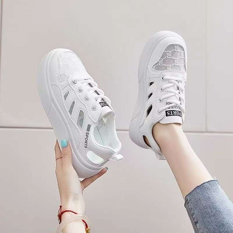 Breathable bag head sports sandals little white women s shoes women s 2025 summer new versatile flat-bottomed casual hollow board shoes 40 белый
Breathable bag head sports sandals little white women s shoes women s 2025 summer new versatile flat-bottomed casual hollow board shoes 40 белый