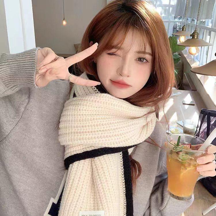 New Scarf for Women in Winter Ins Style Cute Casual Knitted Warm and Versatile Korean Style Atmosphere Sweet Style Scarf
New Scarf for Women in Winter Ins Style Cute Casual Knitted Warm and Versatile Korean Style Atmosphere Sweet Style Scarf