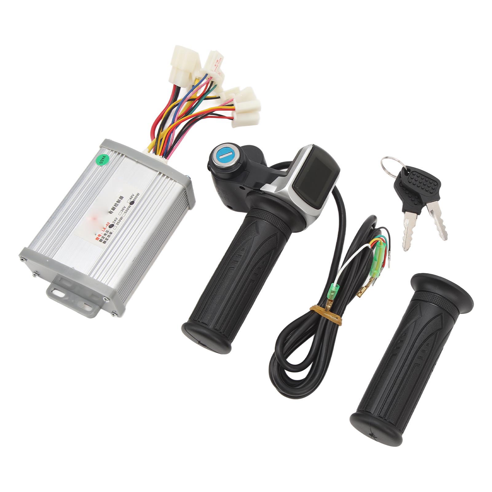 24V 800W Bike Controller With Square Screen Digital Display Throttle Grip Kit for Electric Tricycles
24V 800W Bike Controller With Square Screen Digital Display Throttle Grip Kit for Electric Tricycles