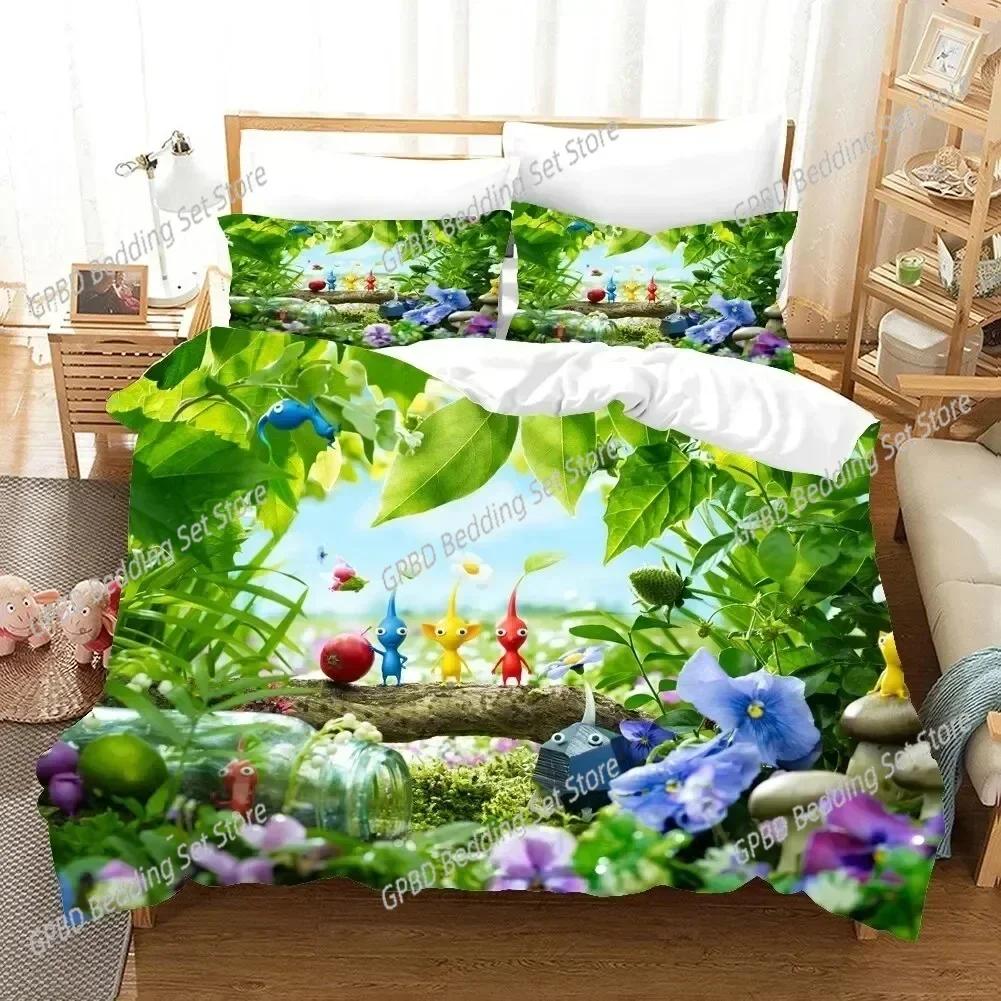 Comforter 3D Printed Pikmins Game Bedding Set 3D Printed Suitable For Bedroom Kids Home Textile Comforter (quilt)-EU Single(135*200cm)3pcs
Comforter 3D Printed Pikmins Game Bedding Set 3D Printed Suitable For Bedroom Kids Home Textile Comforter (quilt)-EU Single(135*200cm)3pcs