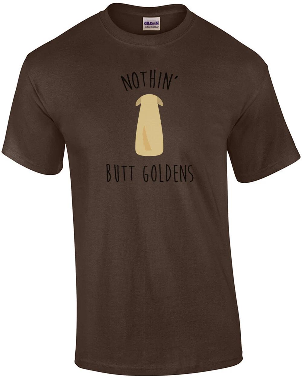 Nothin butt goldens - Golden Retriever T-Shirt L
Nothin butt goldens - Golden Retriever T-Shirt L
