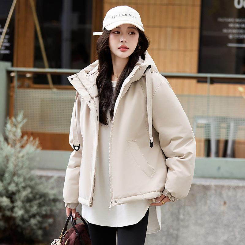 New Women s Autumn and Winter Thickened Parker Cotton Clothes, Loose Short Hooded. S бежевый
New Women s Autumn and Winter Thickened Parker Cotton Clothes, Loose Short Hooded. S бежевый