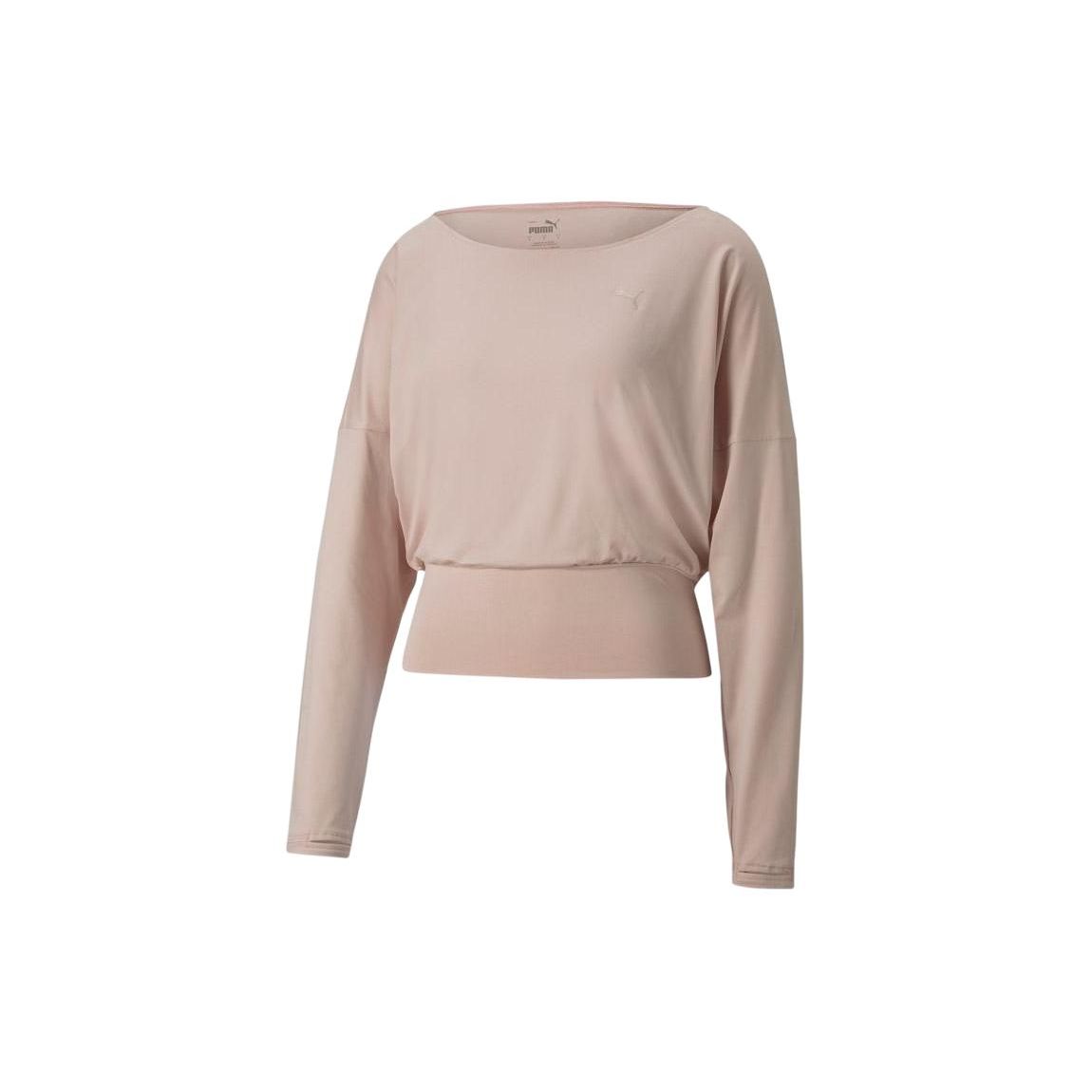 Puma Studio Yoga Solid Color Round Neck Pullover Long Sleeve Cropped Top Women tops Khaki 522711-47 M
Puma Studio Yoga Solid Color Round Neck Pullover Long Sleeve Cropped Top Women tops Khaki 522711-47 M